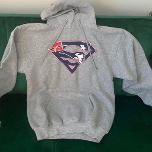 Patriots Superman Superfan hoodie